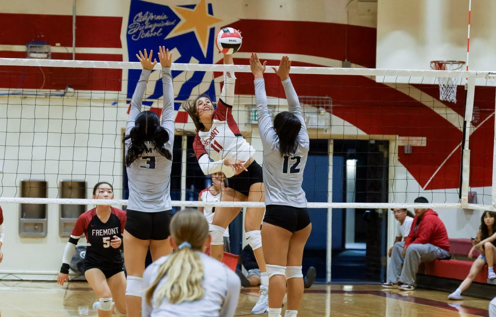 The Fremont Firebirds beat the MacDonald Condors in straight sets on Sept. 24, recovering from early mistakes in the match.