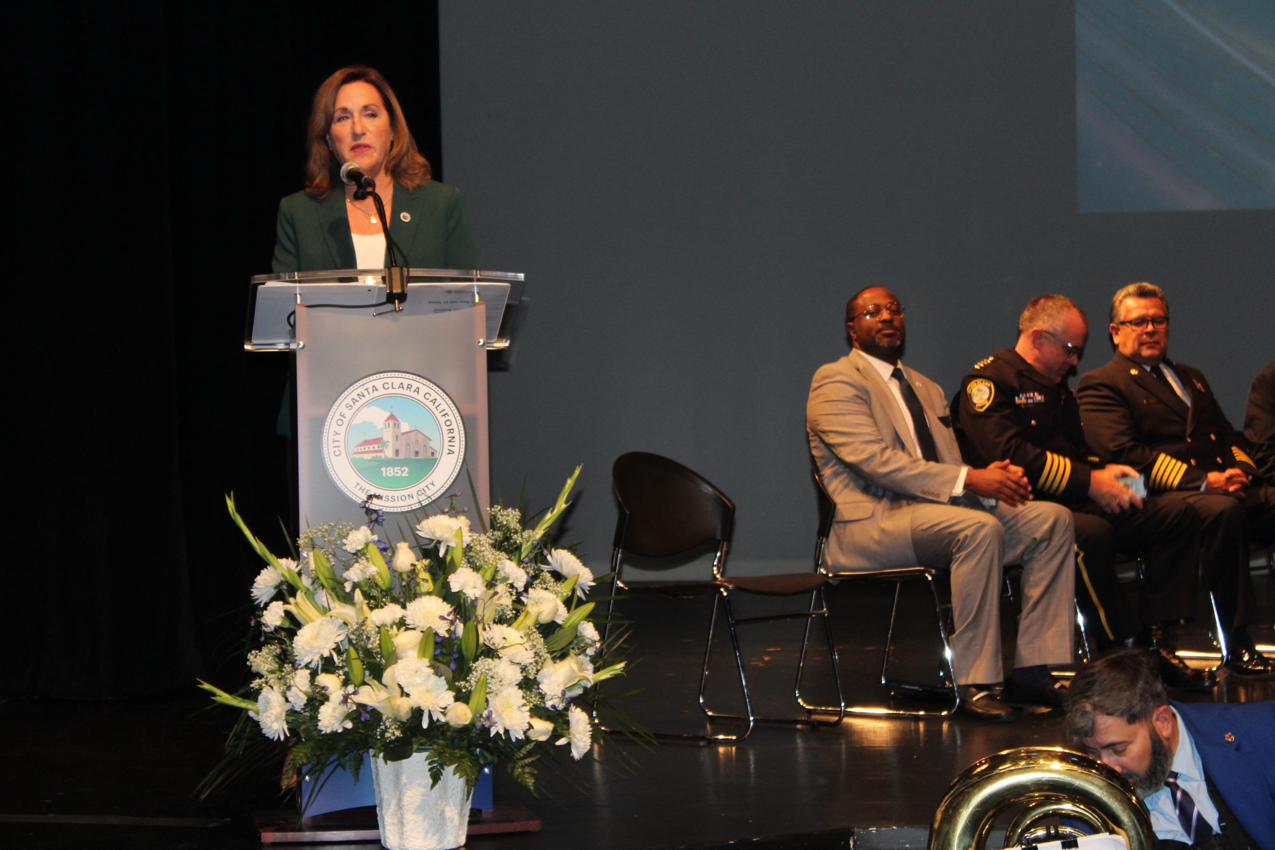 At the 2025 State of the City, Santa Clara Mayor Lisa Gillmor touted Silicon Valley Power, local businesses and Levi's Stadium.
