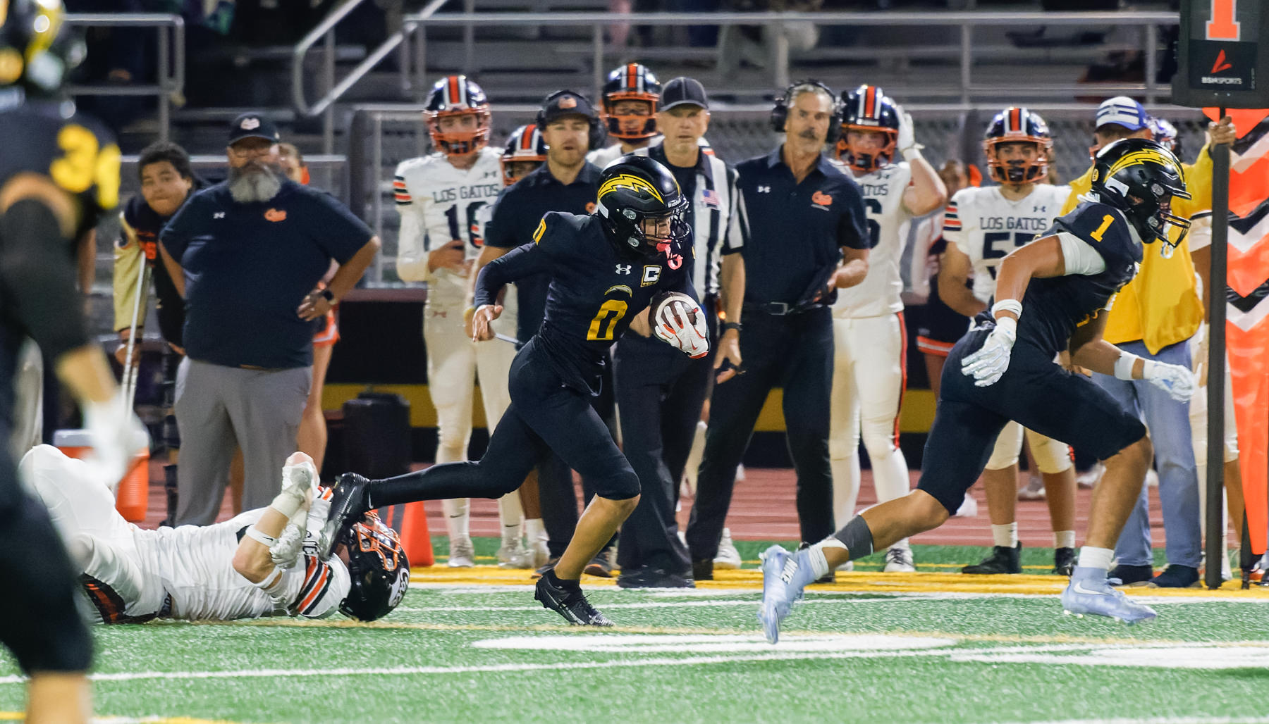 In a measuring stick game, the Wilcox Chargers rallied to overcome a deficit against Los Gatos, but ultimately fell 35-21 on Friday night.