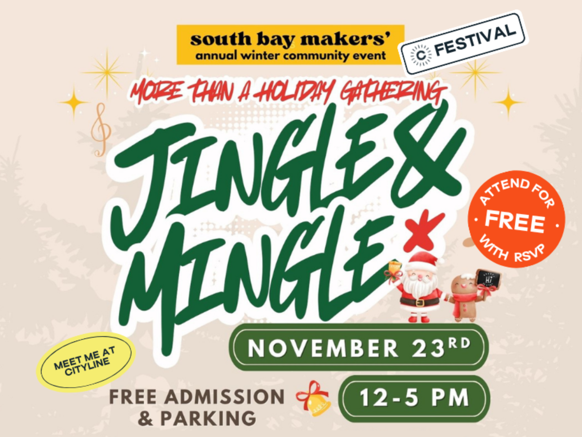 Jingle & Mingle — 12 p.m. – 5 p.m. at Redwood Square, Sunnyvale