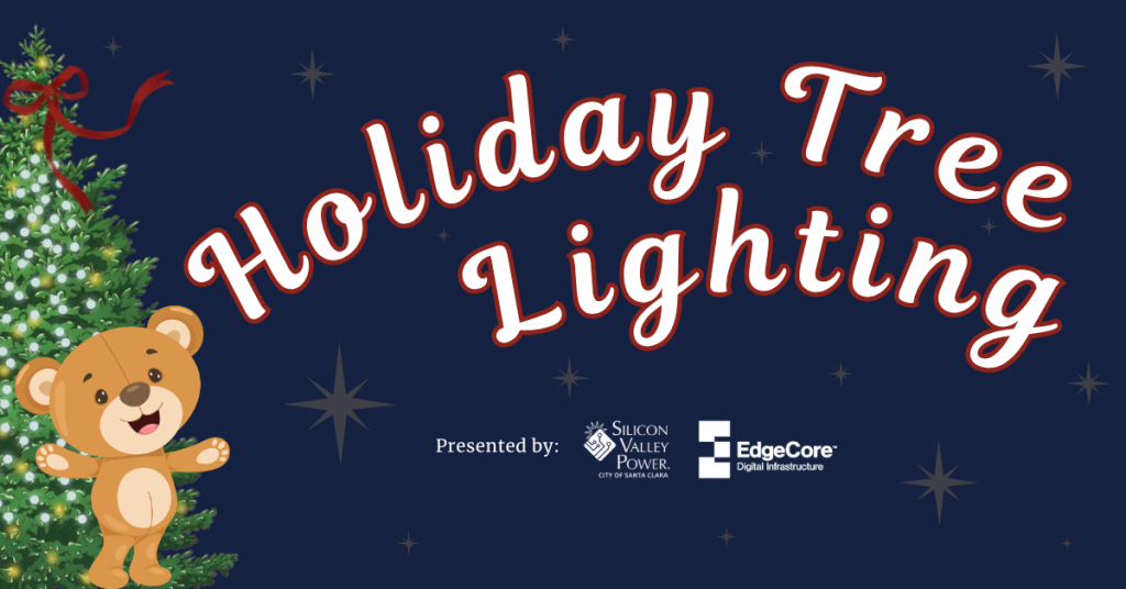 Santa Clara Holiday Tree Lighting — 5:30 p.m. – 8 p.m. at Central Park (909 Kiely Blvd, Santa Clara)