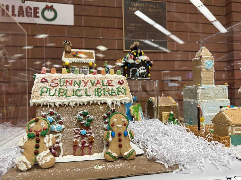 Sunnyvale Library’s Gingerbread Village Becomes Holiday Tradition