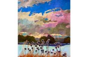 The Triton Museum of Art features the work of London-born mixed media artist Jacqueline Boberg through April 19.