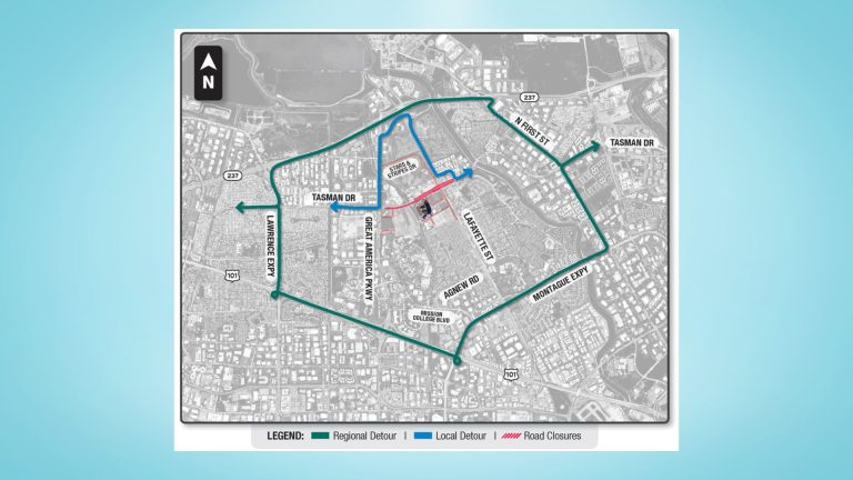 Tasman Drive to Close in Preparation for Super Bowl