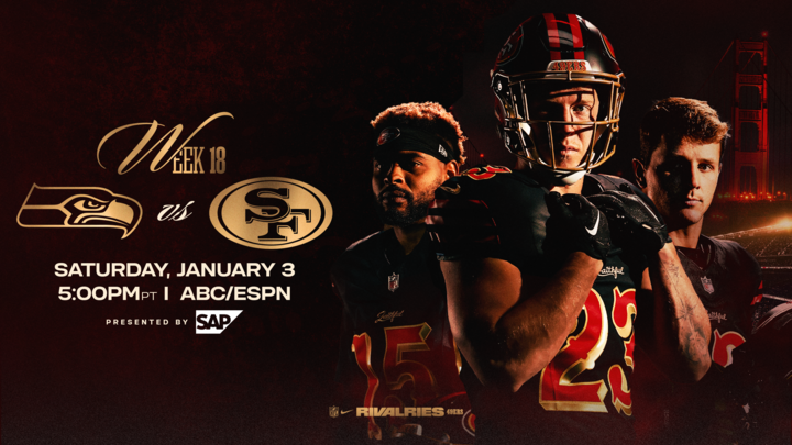 Seattle Seahawks VS. San Francisco 49ers — 5 p.m. at Levi’s Stadium, Santa Clara