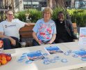 Pastors Hardy Kim and Annanda Barclay spent Super Bowl Sunday at Redwood Square Park in Sunnyvale meeting community members.