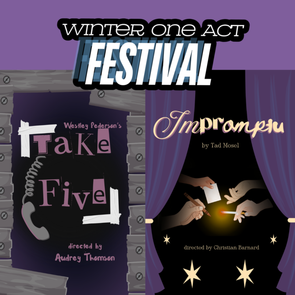 Winter One Act Festival 2026 — Saturday, Feb. 14 – Sunday, Feb. 15 at 2 p.m. at Santa Clara University’s Fess Parker Studio Theatre
