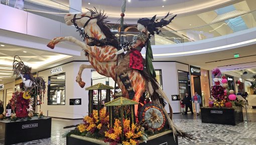 Stunning Floral Exhibition Celebrating the Lunar Year of the Horse at Westfield Valley Fair