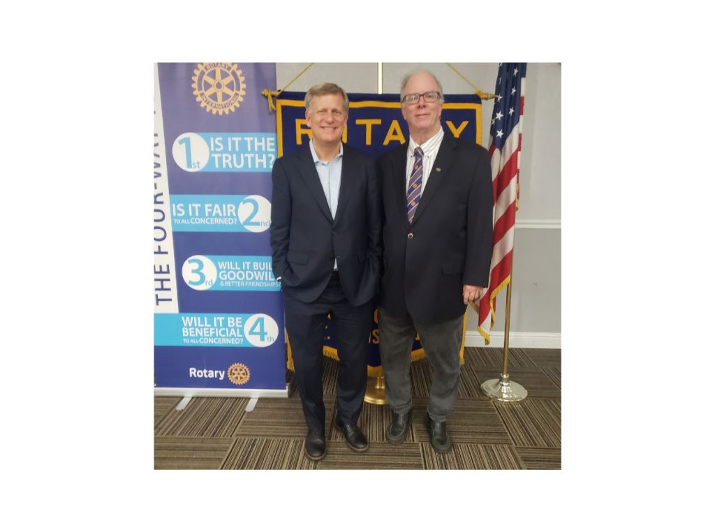 Russian foreign policy expert and fmr. U.S. Ambassador to Russia Michael McFaul addressed the Santa Clara Rotary in February.