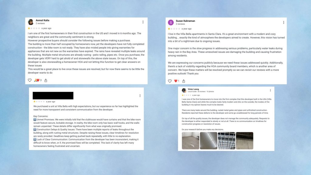 Residents cannot return to Villa Bella until the developer completes repairs following structural issues that led to an evacuation.