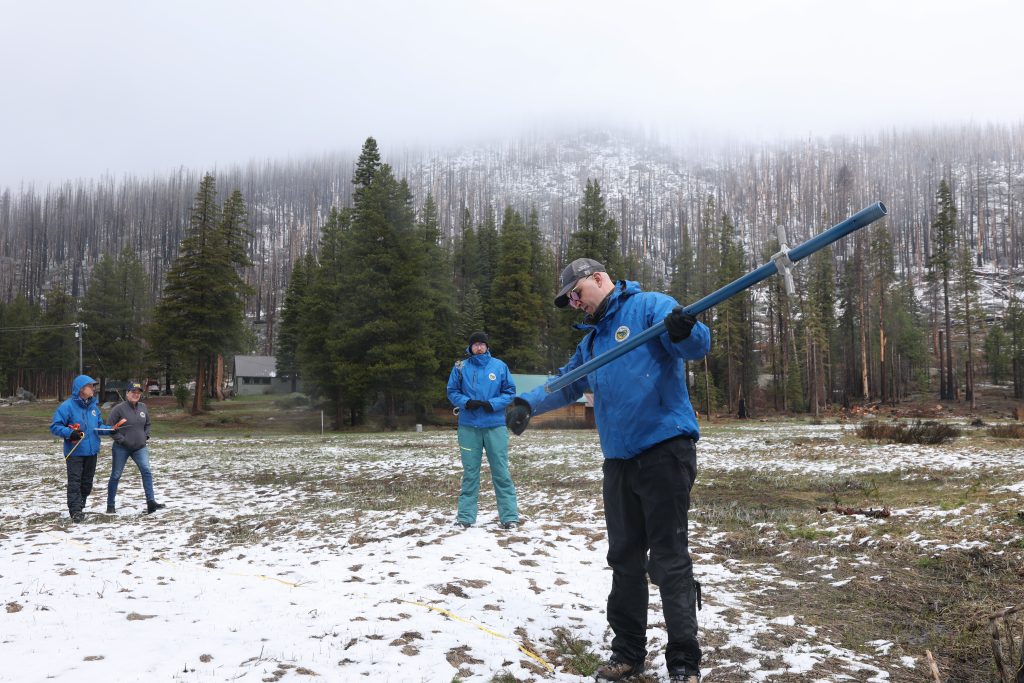 Meager Sierra snowpack leads to concerns of early fire season and future years of drought in state of California.