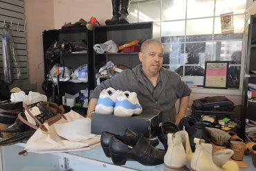 Mr. Benito of Bernardo Shoe Repair has become well known for his quality work that helps bring new life to shoes and other leather goods.