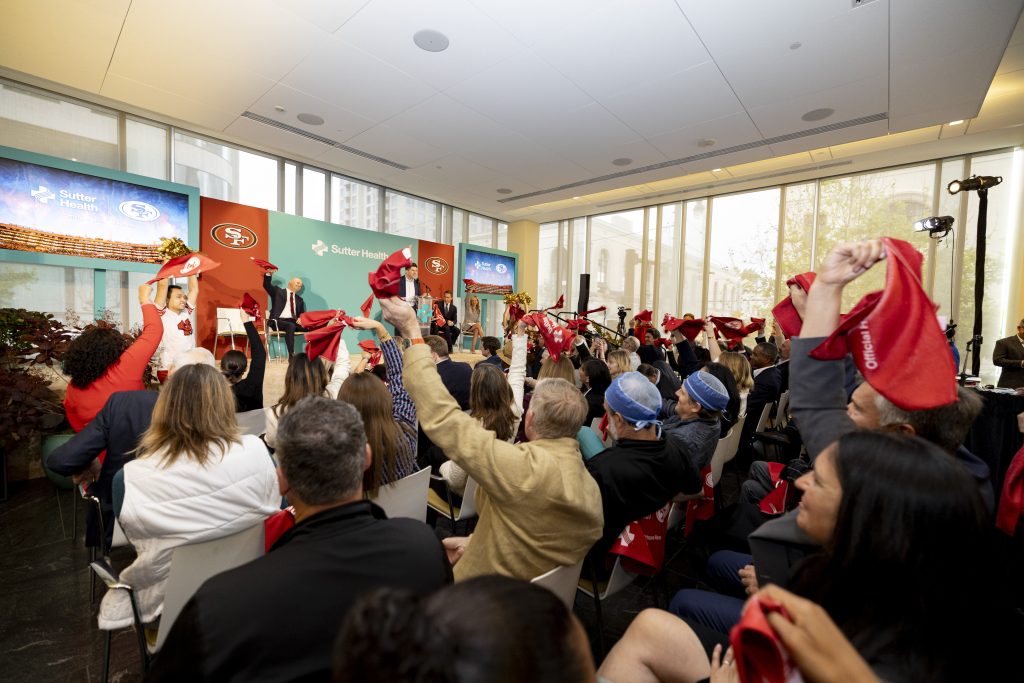 On April 22, the San Francisco 49ers announced a new healthcare partnership with Sutter Health, both inside and out of Levi’s® Stadium.