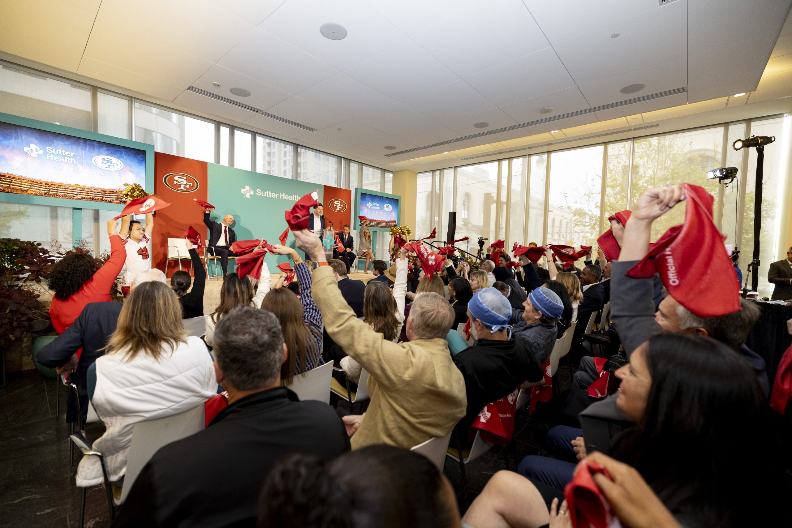 On April 22, the San Francisco 49ers announced a new healthcare partnership with Sutter Health, both inside and out of Levi’s® Stadium.