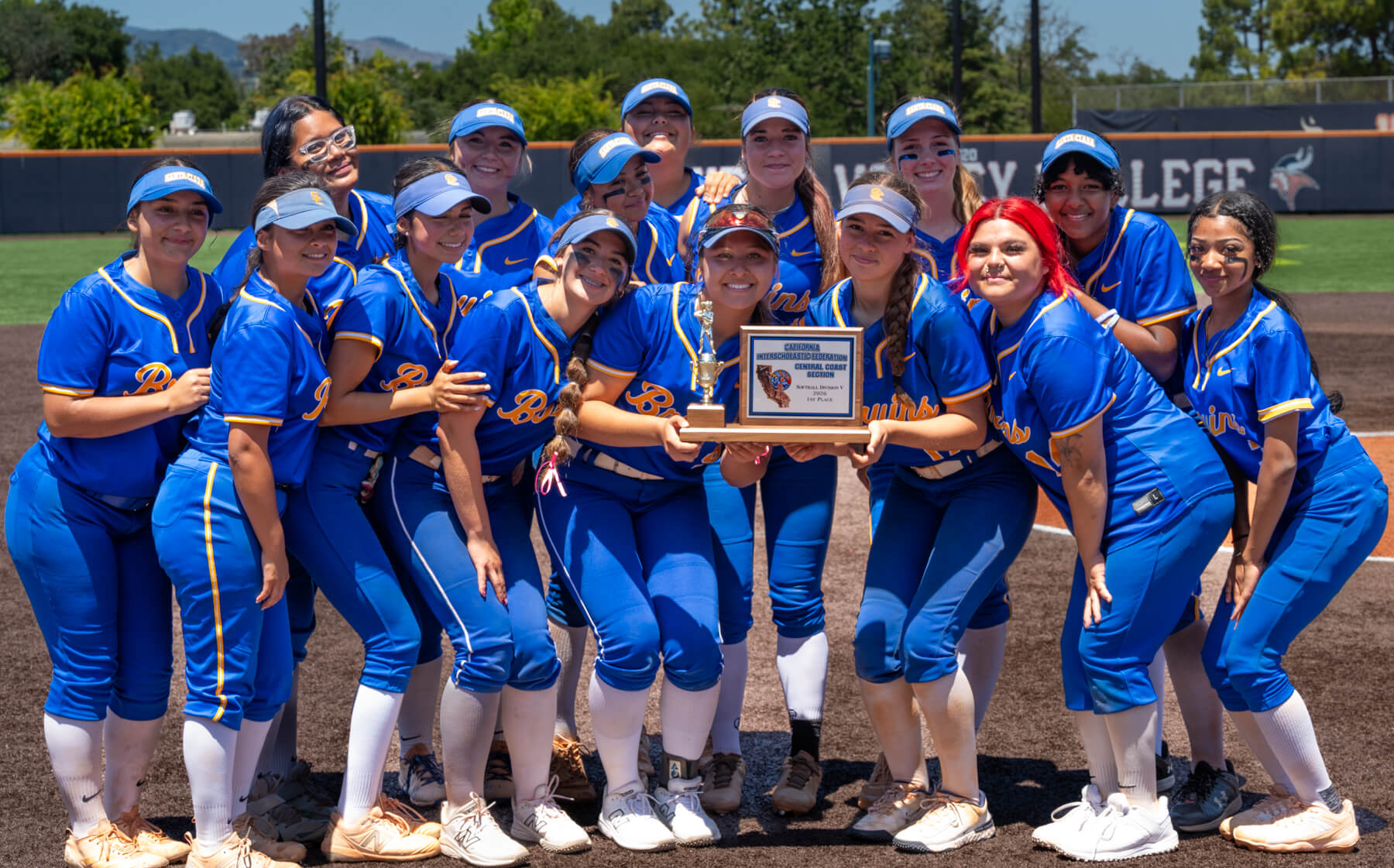 Santa Clara Bruins are the CCS Division V Champion! Captain Chloe Boyes and Head Coach Julie Kawamoto led the varsity softball team to victory.