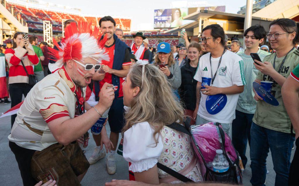 Supporters turned out in droves to see Jordan and Austria play at Levi's Stadium on June 16 for group play in the 2026 FIFA World Cup.