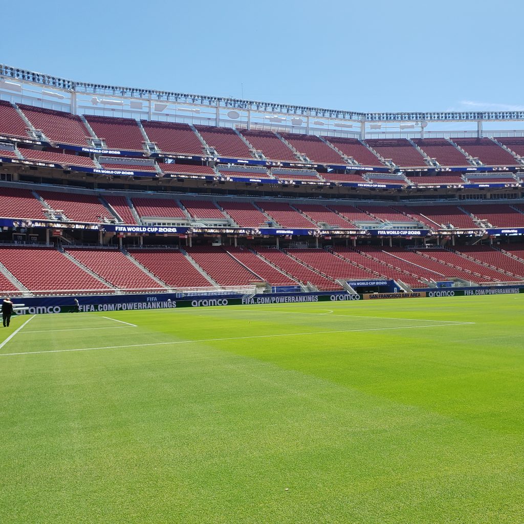 FIFA and Levi's Stadium management took extra care to ensure that the pitch was prepared just right for the World Cup matches.