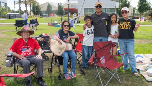 Fog Free Fireworks Draw Families to Mission College in Santa Clara