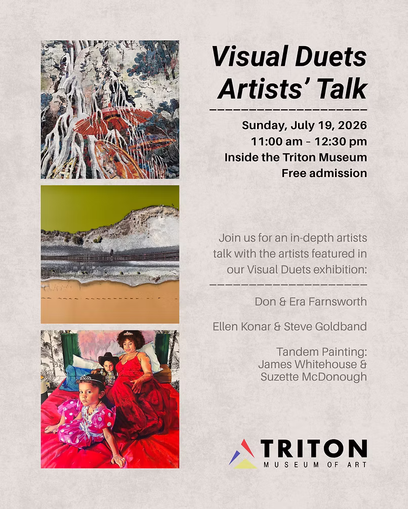 Visual Duets Artists' Talk — 11 a.m. – 12:30 p.m. at the Triton Museum of Art, Santa Clara