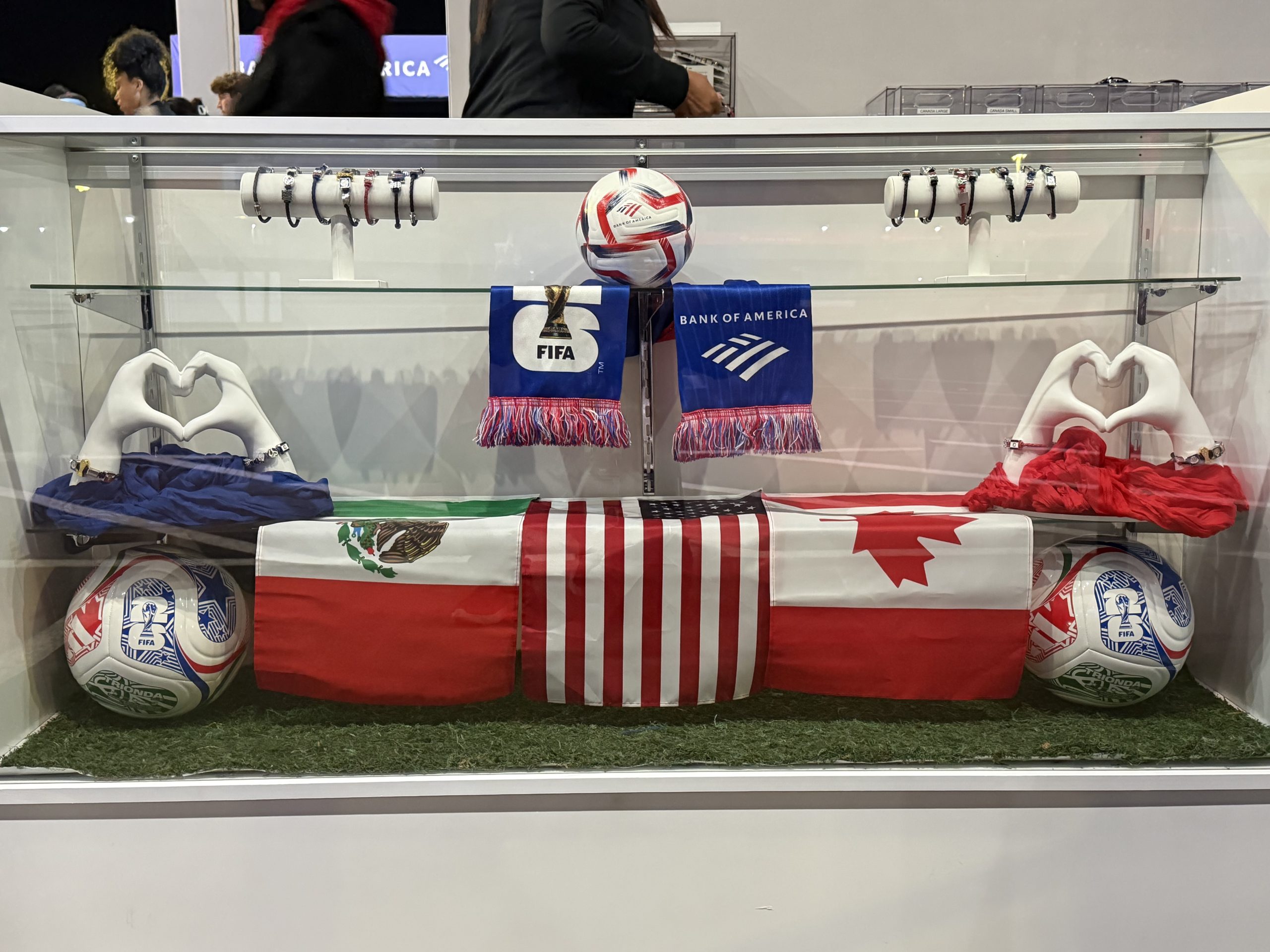 Bank of America's free charm bracelets were the most popular items at the FIFA World Cup matches this year, including at Levi's Stadium.