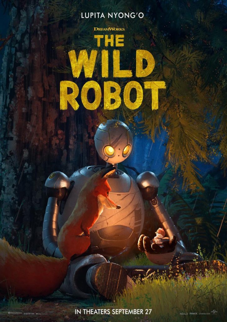 Sunset Movie Series: The Wild Robot (PG) — 7 p.m. at Serra Park (730 The Dalles Ave, Sunnyvale)