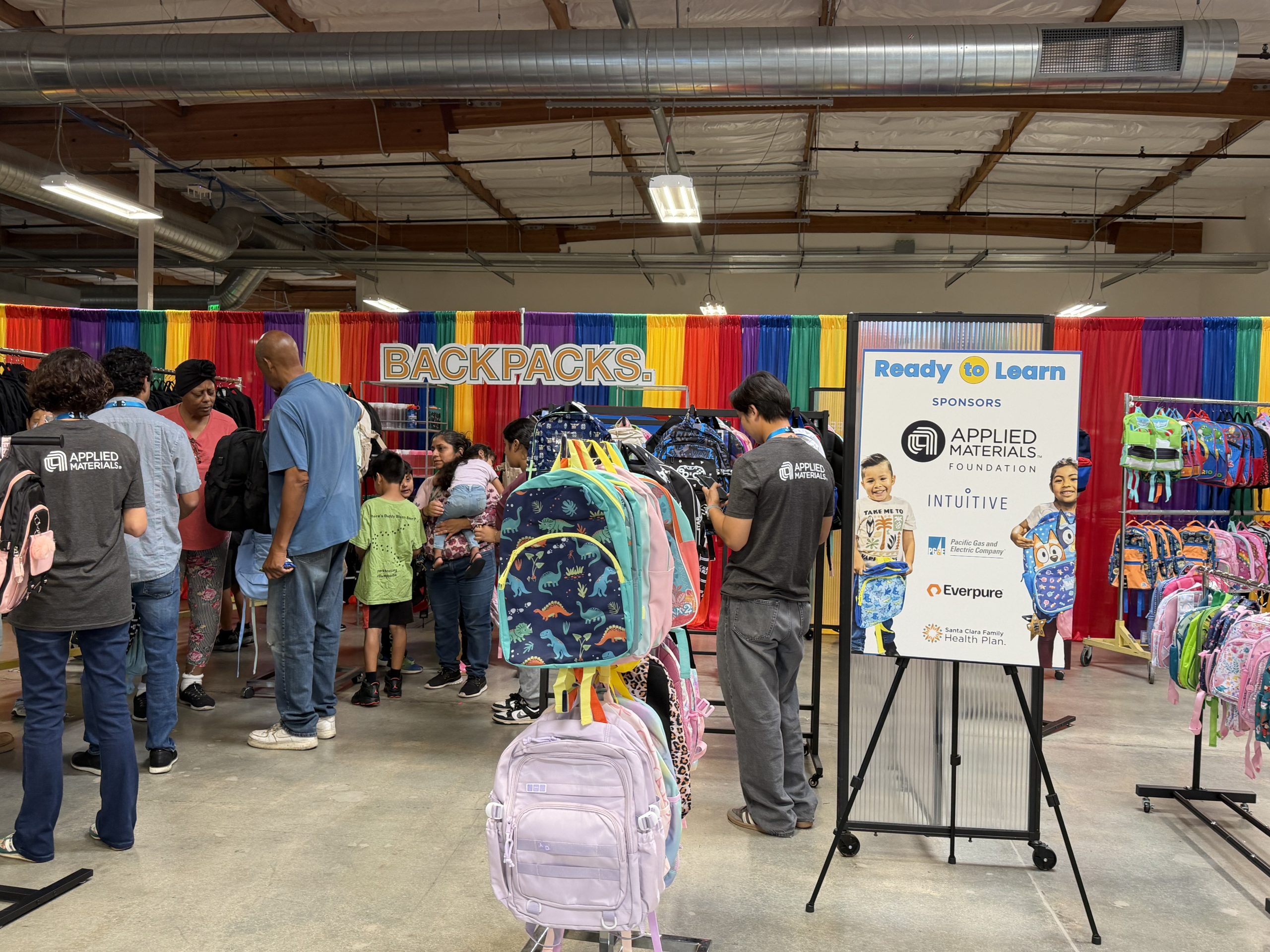 Sunnyvale Community Service's Ready to Learn program distributed school supplies for more than 2,000 students this year.