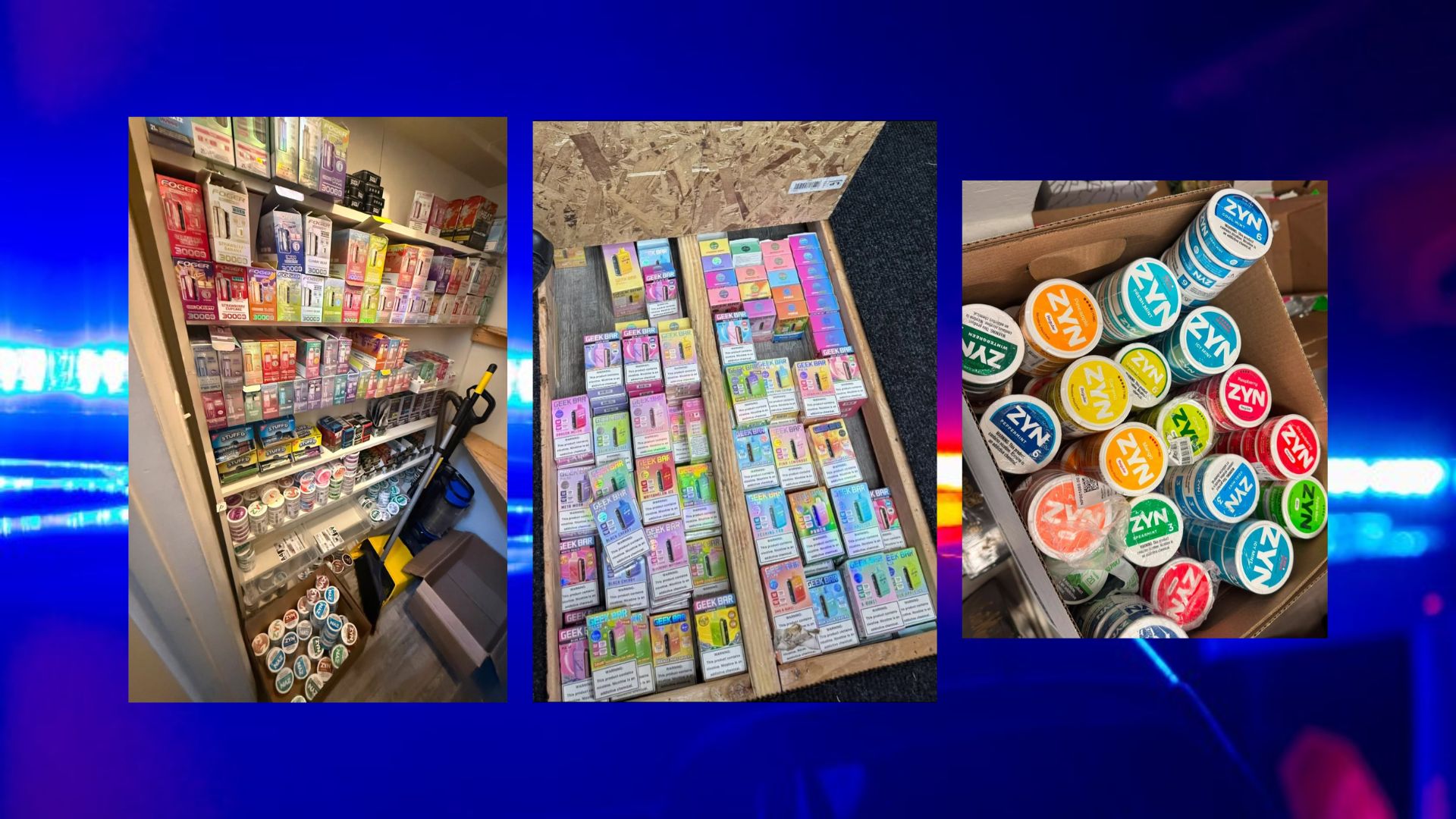 In a combined effort with CDTFA, Sunnyvale DPS seized $114,575 in illegal smoke products and cited three smoke shops.