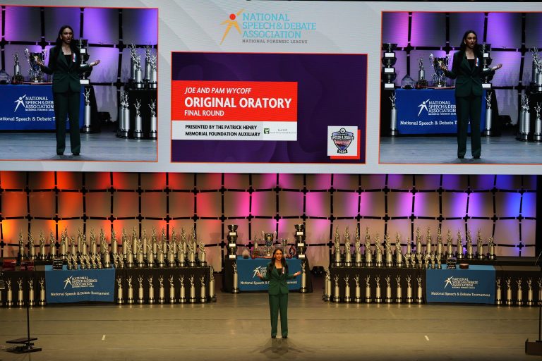 Hush-Hush Topic Earns Santa Clara Teen 2nd Place in National Speech & Debate Association Tournament