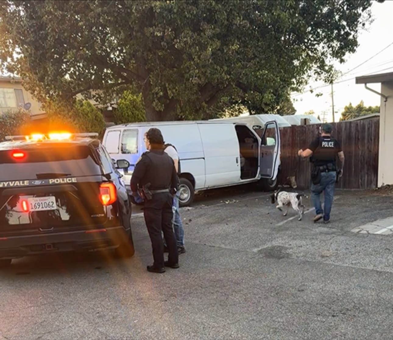 Sunnyvale police arrested two men they believe dealt drugs in Fair Oaks park, sometimes burying their product under bushes.