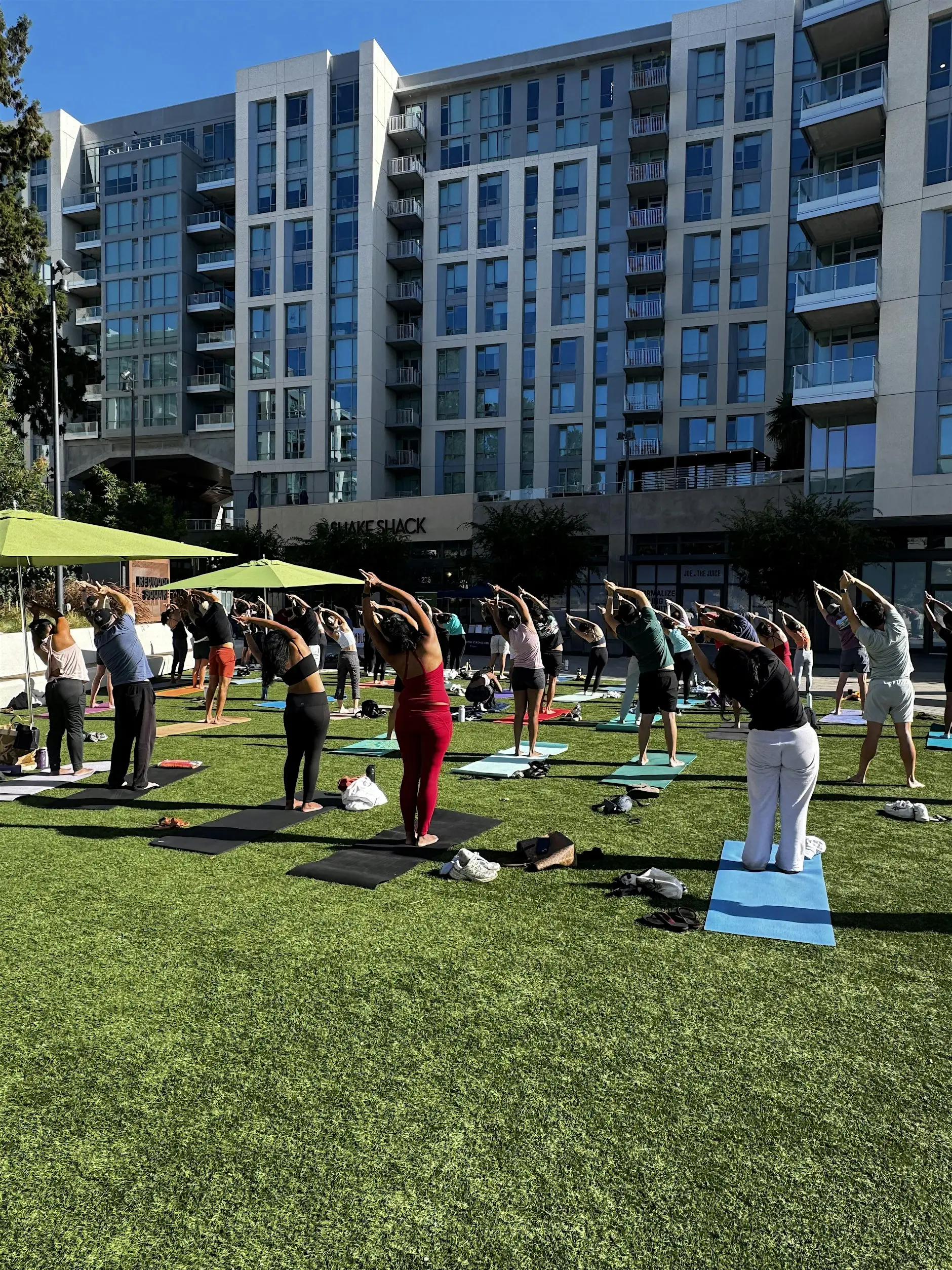 Cityline Fit Club: Yoga In the Park Series with YogaSix Sunnyvale — 9 a.m. at Redwood Square Park, Sunnyvale  Free class