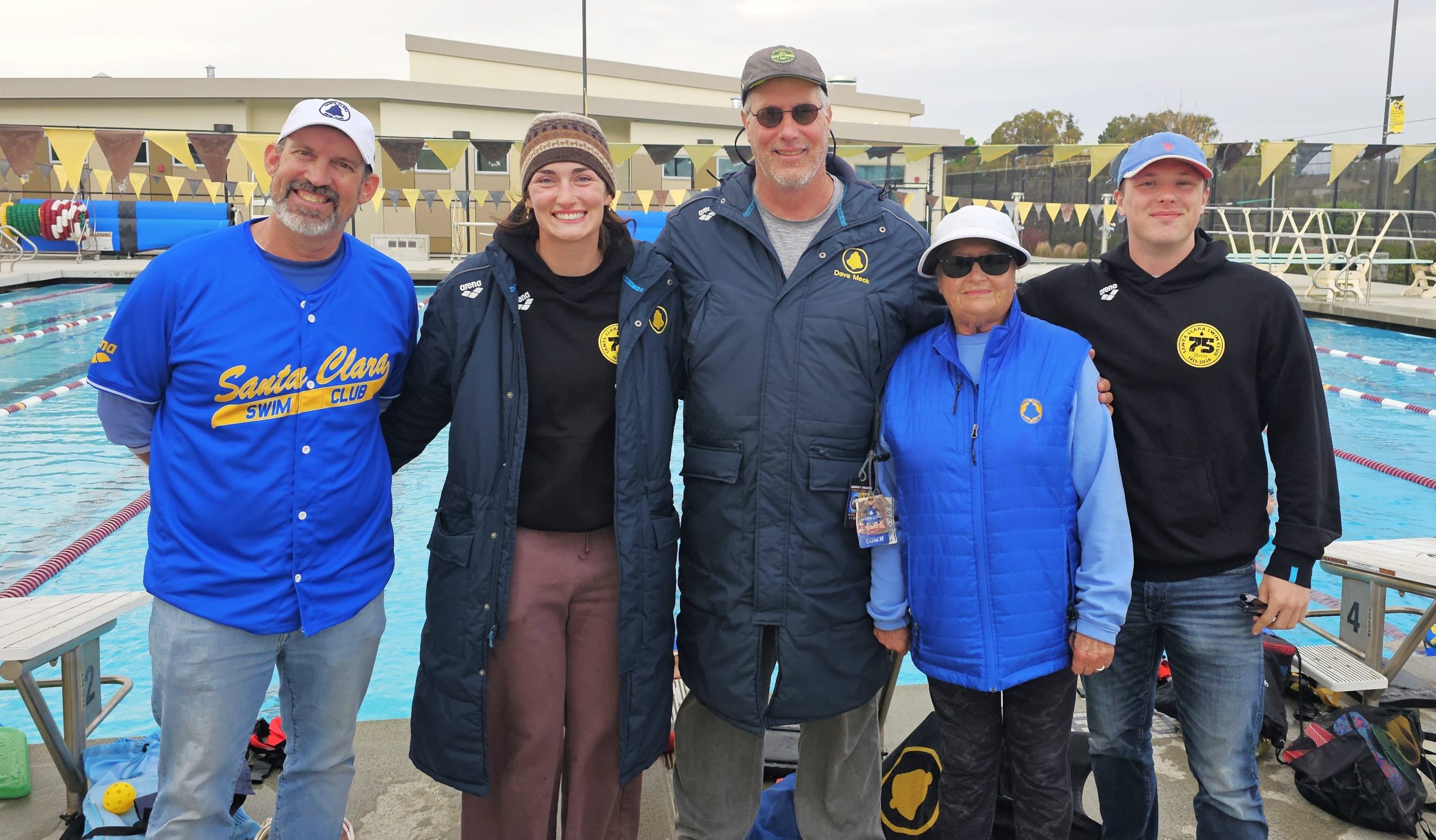 Santa Clara Swim Club Head Coach Kevin Zachar and Olympian Lynn Marie Vidali Gautschi will grand marshal the Parade of Champions.