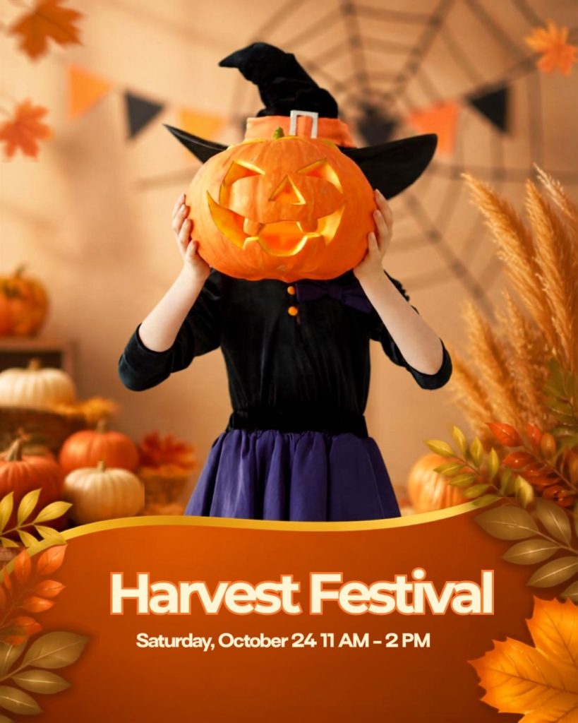 Harvest Festival — 11 a.m. – 2 p.m. at Redwood Square, Sunnyvale
Free family-friendly event